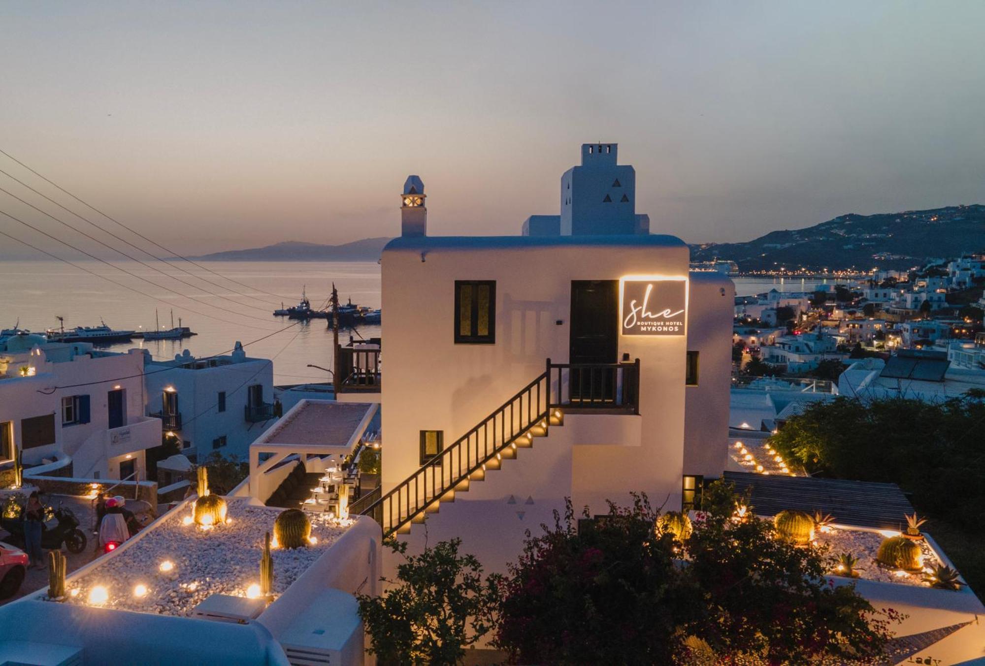 She Mykonos Boutique Hotel Mykonos Town Exterior photo